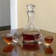 Roly Poly Liquor Decanter and Shot Glass Set, 5-Piece