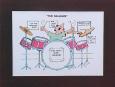 Drumset Cartoon Print - The Drummer