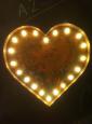Vintage Marquee Light - Heart