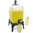 Paris Hammered Glass Beverage Dispenser