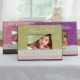 Personalized Baby Picture Frame - Floral Damask