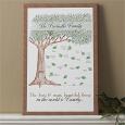Personalized Canvas Art - Family Tree