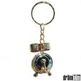 Gold Drum Set Keychain