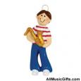 Boy with Saxophone Ornament