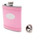 Pretty in Pink Flask (Engravable)