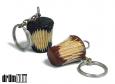 African Mini Drum Keychain