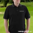 Personalized Polo Golf Shirts - Nike Dri-FIT - Black