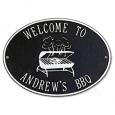 Personalized BBQ Grill Outdoor Metal Plaque