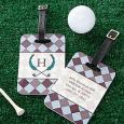 Golf Pro Personalized Golf Bag Address Tag