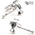 Judge Gavel Cufflinks - Sterling Silver
