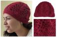 Alpaca Wool Hat - Cherry Blossoms