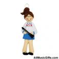 Girl with Clarinet Ornament