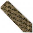 Saxophone Crazed Silk Tie