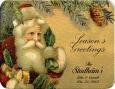 Personalized Victorian Santa Cutting Board