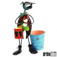Dog with Drum Planter