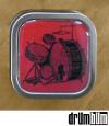 Drumset Metal Tin - Red
