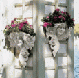 Le Printemps and Le Etoile: French Greenmen Wall Sculptures
