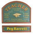 Teacher Hanging Sign - Personalized