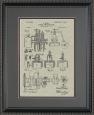 Diesel Engine Patent Framed Art - 11x14