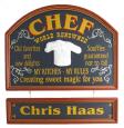 Chef Hanging Sign - Personalized