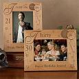Birthday Memories Personalized Picture Frame - Vertical