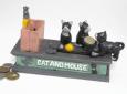 Cat and Mouse Authentic Foundry Iron Mechanical Bank