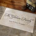 Personalized Door Mats - Live Love and Laugh Design