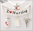 I Love Nursing Brooch