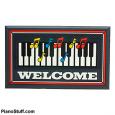 Piano Keys Welcome Mat