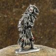 Skeleton Singer Figurine - Pewter