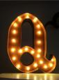 Vintage Marquee Light - Letter Q