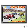 Racing Wall Sign - Personalized