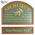 Architect Hanging Sign - Personalized