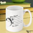 Bass Clef Teacher Mug - Personalized