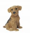 Airedale Puppy Dog Statue