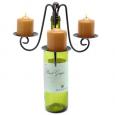 Verona Triple Pillar Wine Bottle Candelabra