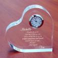 I'd Choose You Again Keepsake Heart Clock
