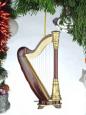 Miniature Harp Ornament