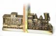 Train And Caboose Brass Bookends