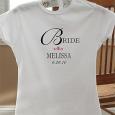 Personalized Bridal Party T-Shirt
