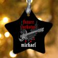 Rockstar Personalized Christmas Ornaments
