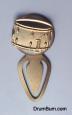 Brass Snare Drum Bookmark