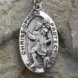 Custom Engraved St. Christopher Pendant for Kids