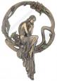 Lady Sitting Art Nouveau Mirror