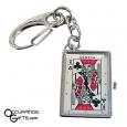 Playing Card Keychain Clock