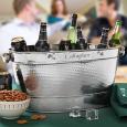 Personalized Stainless Steel Party Tub Cooler - Irish Shamrock Design
