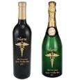 Personalized Nurse Wine Bottle