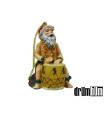 Luau Santa Drummer Ornament
