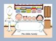 Personalized Bath Tub Buddies Cartoon
