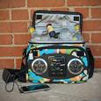 Chillin iPod Ready Radio Cooler, Flower Power